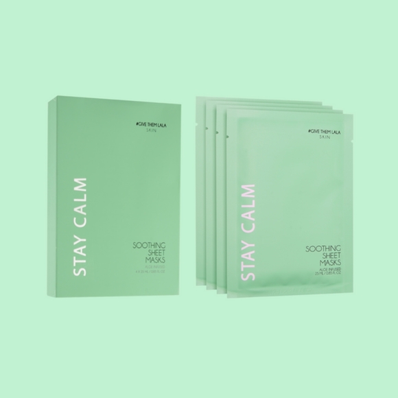 LALA SKIN *  4 CALMING MASKS - Picture 3 of 6